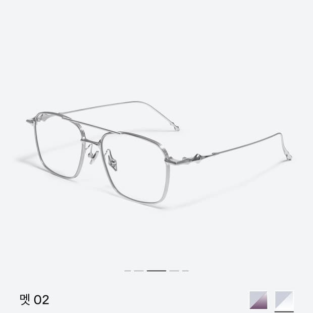 젠틀몬스터 멧 met 02 실버/클리어