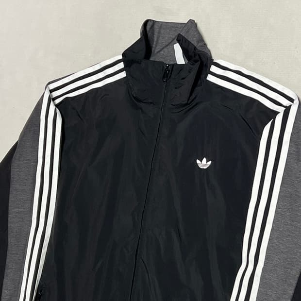 XL 아디다스 블랙 바람막이 트랙자켓