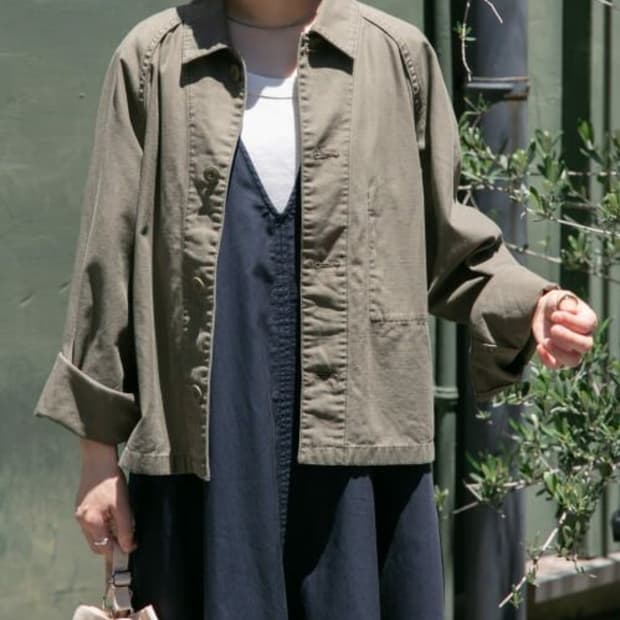 포크앤스푼 밀리터리 자켓