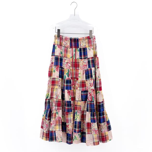 빈티지 패치워크 스커트