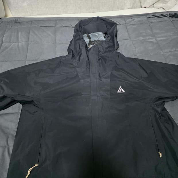나이키 ACG 스톰핏  블랙 바람막이 / 후드 자켓 / 아시아 2XL