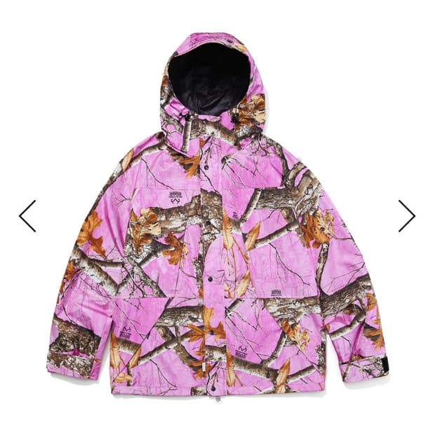 페치선데이 리얼트리 엣지 쉘 자켓 핑크 XL