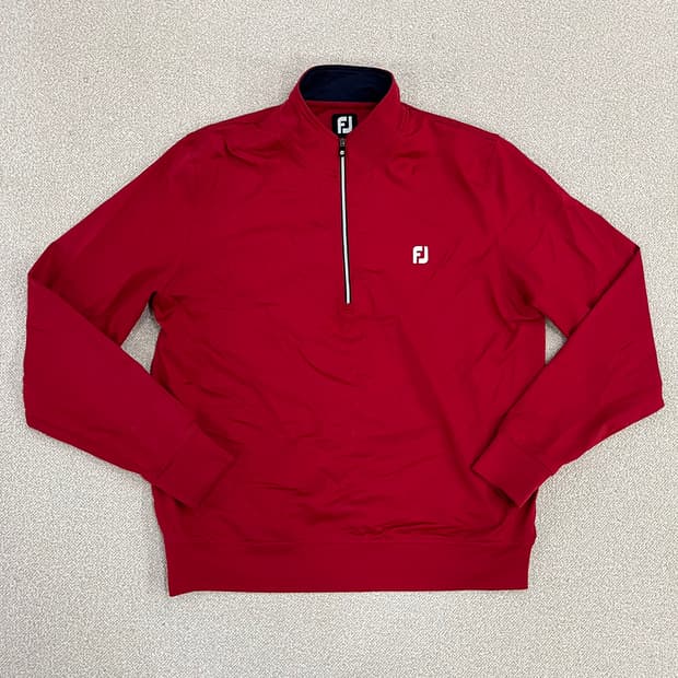 XL 풋조이 골프 하프 집업 티셔츠 0210M