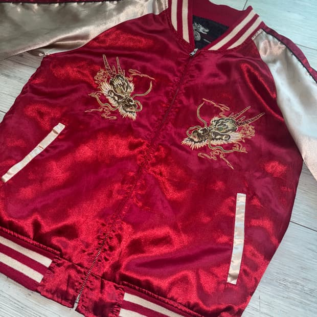 빈티지 vintage 동묘 레드 스카쟌