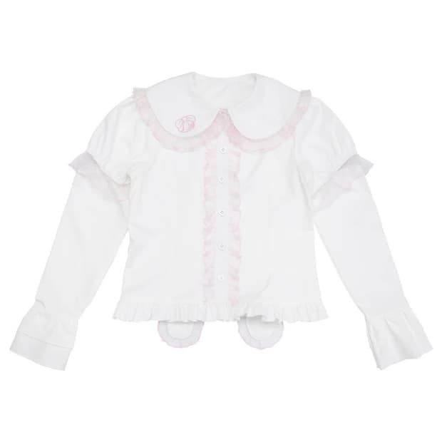 범용토끼 블라우스 화이트