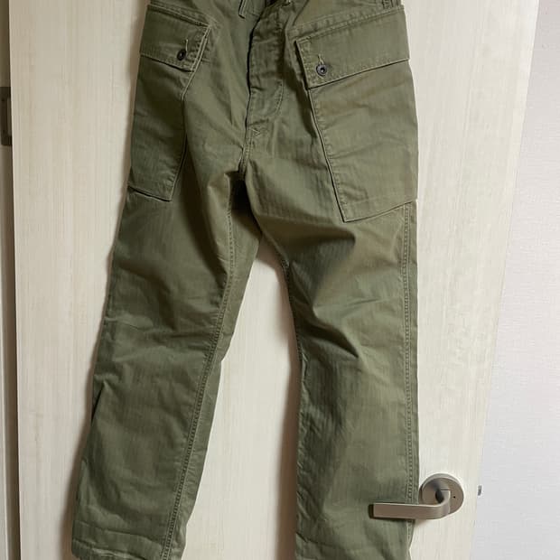 더블알엘 헤링본 필드 카고팬츠