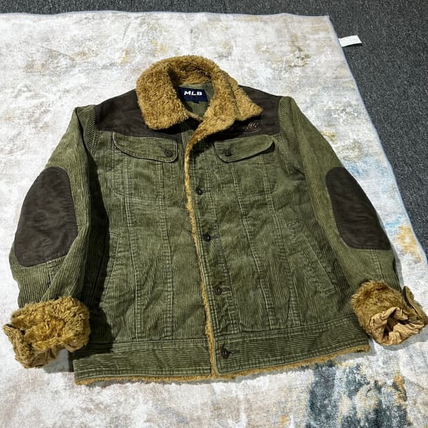 MLB 샌프란시스코 코듀로이 골덴 기모 자켓