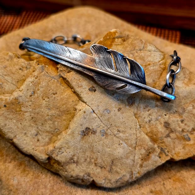 Silver925 American Feather Bracelet