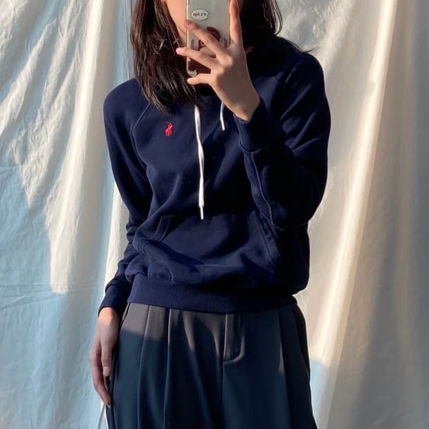 폴로 후드티 