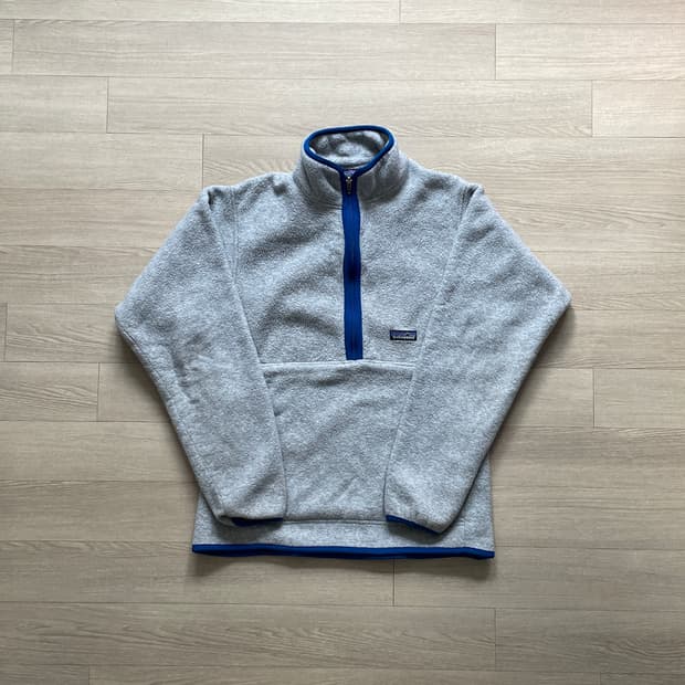 파타고니아 집업 신칠라 그레이 블루 마수피얼 플리스 patagonia