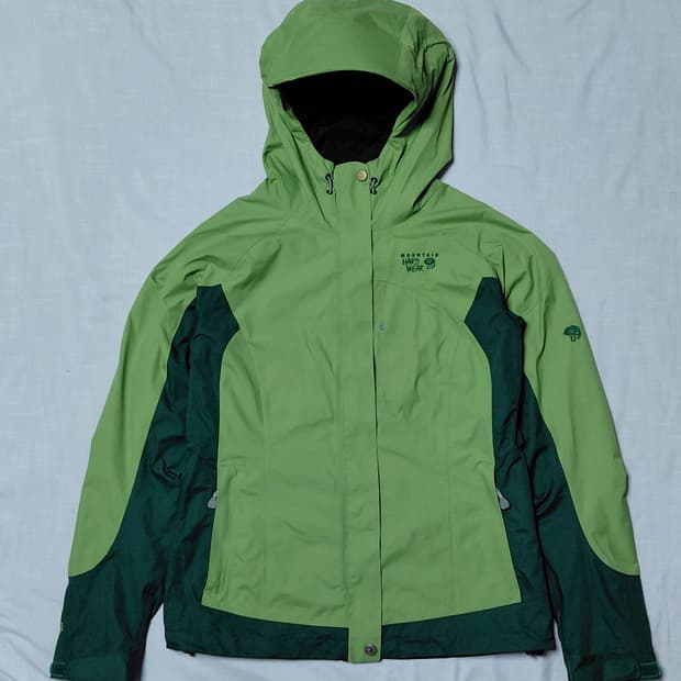 [S] 마운틴 하드웨어 드라이 큐 엘리트 여성용 하드쉘 (그린)