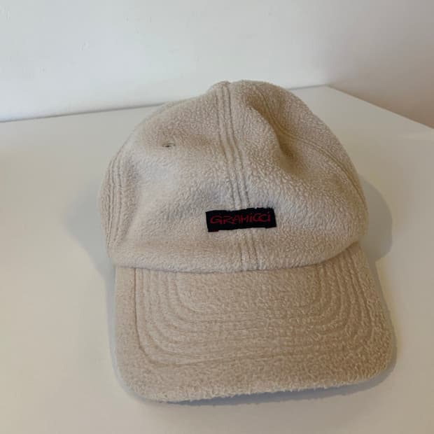 그라미치 x denim dungaree 플리스 캠프캡