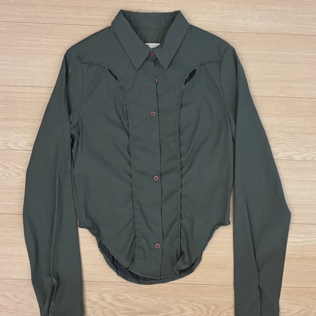 오호스 체스트홀 나일론 셔츠 01