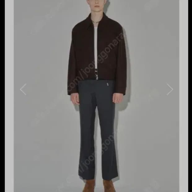 토니웩 울 웨스턴 자켓 트러커 새들 브라운