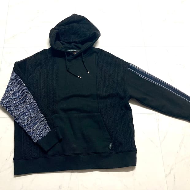 (거의 새것)앤더슨벨 20FW 콘트라스트 서울 후드 105-110