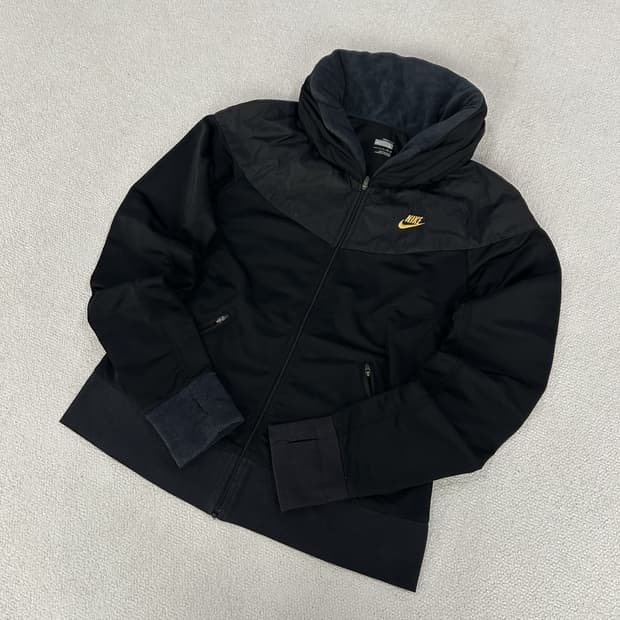 나이키 블랙 윈드러너 여성 바람막이 자켓 L