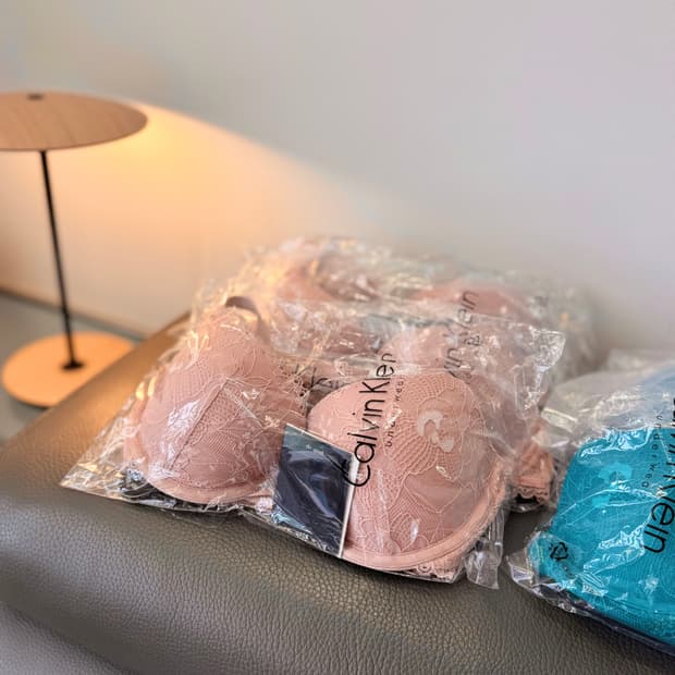 (새상품) 캘빈클라인 푸쉬업 여성 속옷 세트 