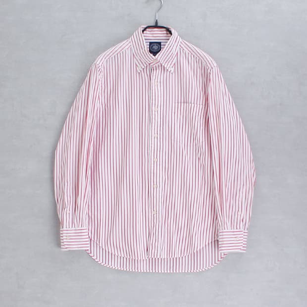 J.PRESS _ stripe cotton B.D. shirt