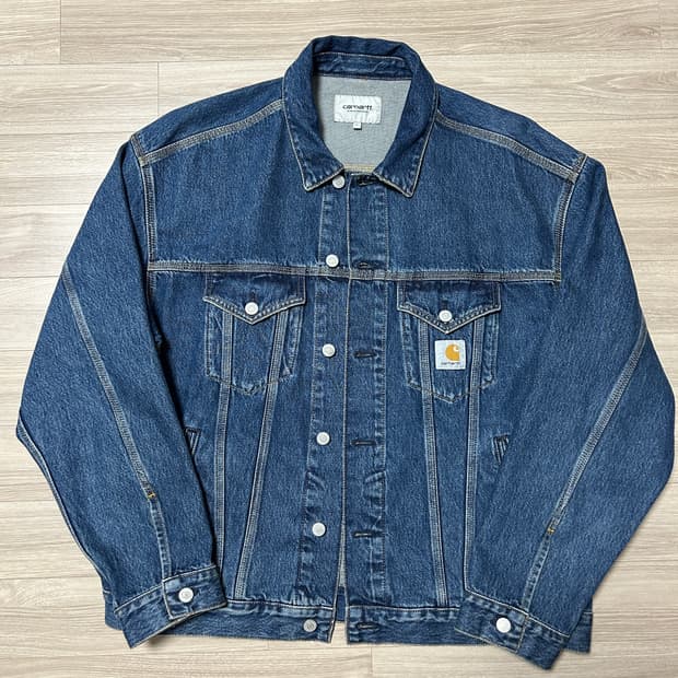 [L/라지] 칼하트WIP 헬스톤 데님자켓 청자켓