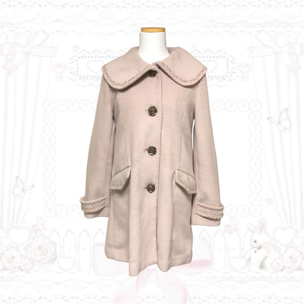 엑시즈팜 히메갸루 라떼갸루 히메카지 코트 일본빈티지 모리걸