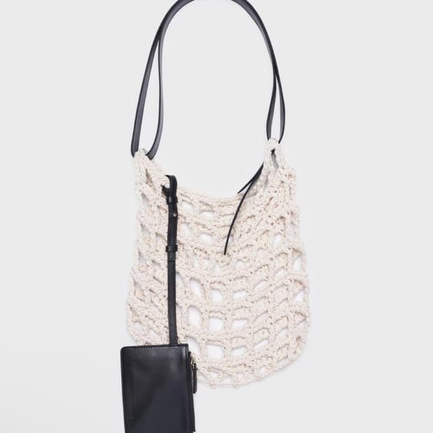 (새상품) LFM 엘에프엠 렉스핑거미르쉐 네트백 아이보리 스몰