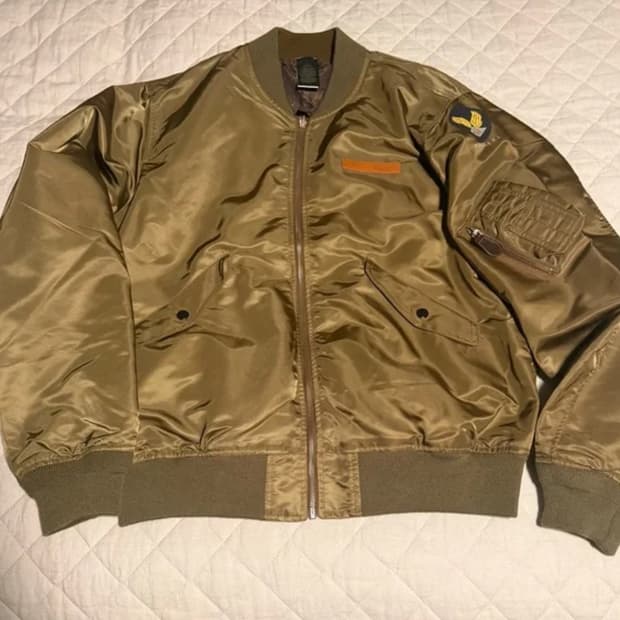 XL RRL 리버시블 플라이트 ma-1 자켓