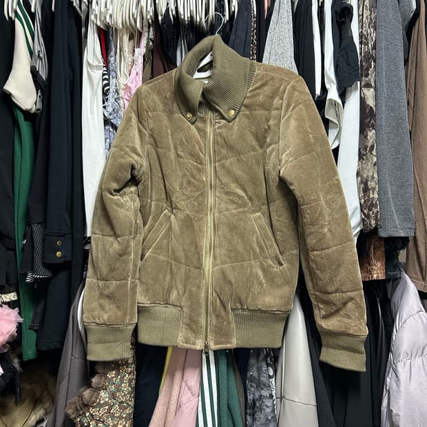 Y2K 스웨이드 니트자켓