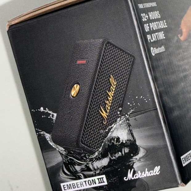 미개봉 소비코 / 마샬 앰버튼3 블랙 스피커 Emberton에서