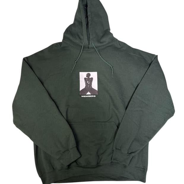 뉴욕멤버스 그래픽 후디 딥그린 XL