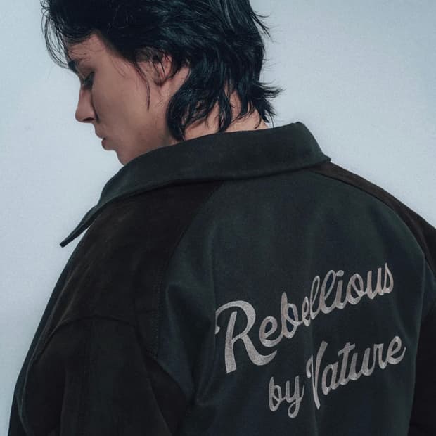 라우디 비건 스웨이드 바시티 자켓(새상품)