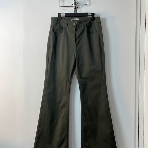 오픈 와이와이 루즈 부츠 컷 팬츠 