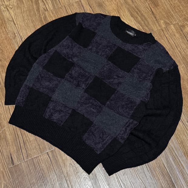 mr.junko 알파카 혼합 니트 스웨터