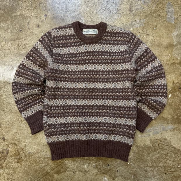 British Piper Wool 페어아일 스웨터