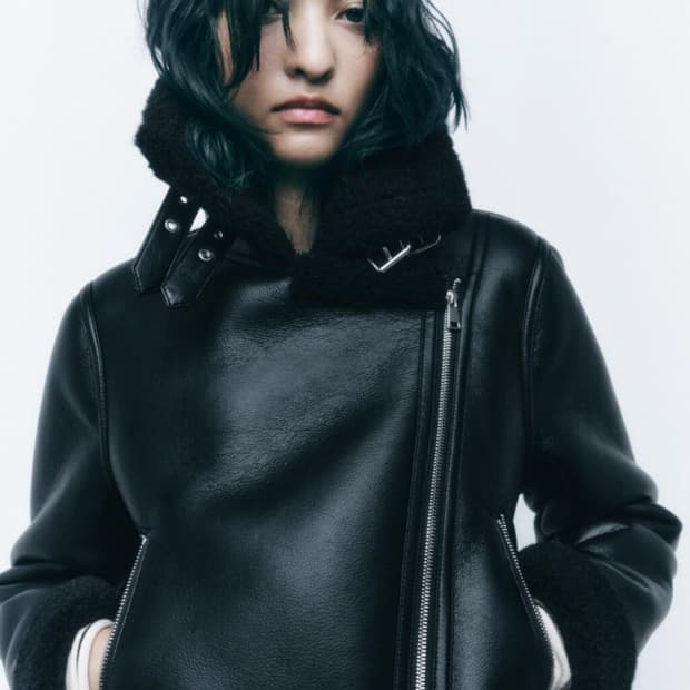 자라 블랙 라이더 무스탕