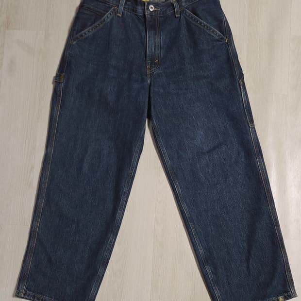 (착샷) 리바이스 실버탭 배기 카펜터 데님