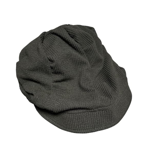 Vintage Black Long Beanie