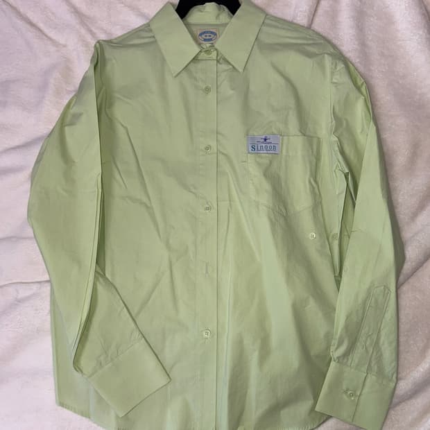 시눈 클래식 셔츠 라이트 그린