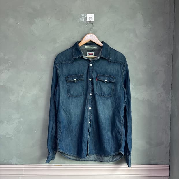 리바이스 웨스턴 데님 셔츠