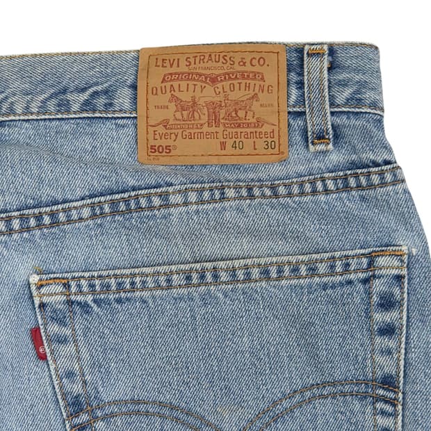 Levi's 리바이스505 블랭크탭 00s usa (40) 데님