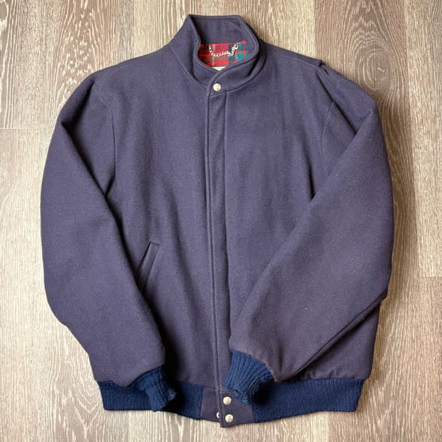 [L] USA L.L.Bean 엘엘빈 바시티 헌팅 울 봄버 자켓