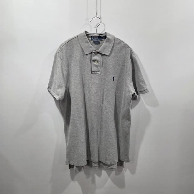 폴로랄프로렌 피케 카라 그레이 반팔티 L