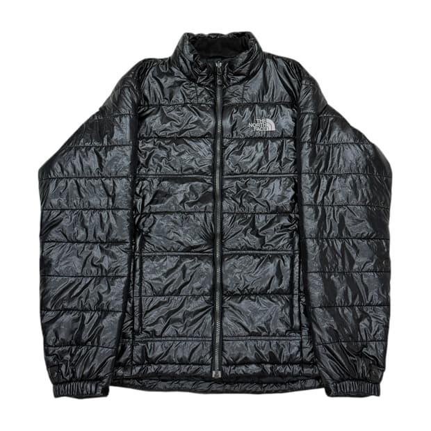 노스페이스 퍼텍스 유니카 미드레이어 다운 유광 경량패딩 자켓 블랙 XL