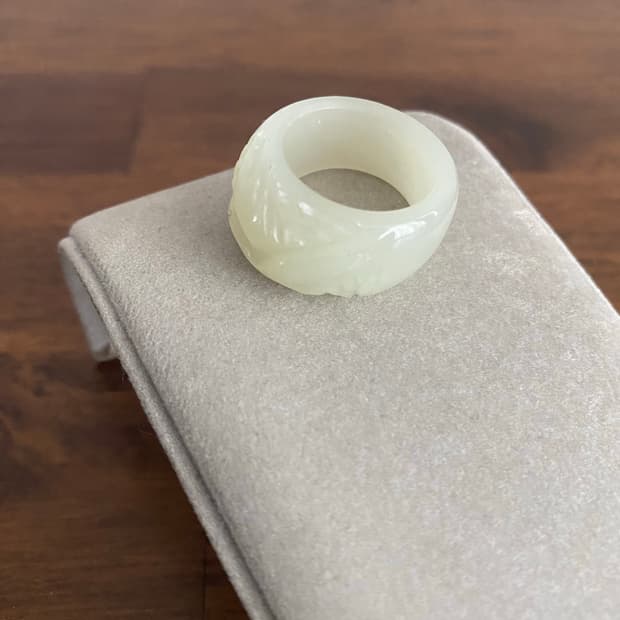 천연 옥반지 옥가락지