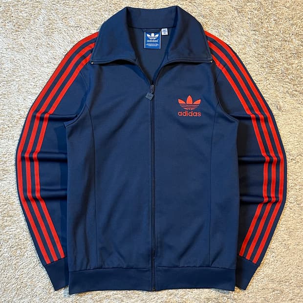 아디다스 ADIDAS 유로파 트랙탑 져지 네이비 레드