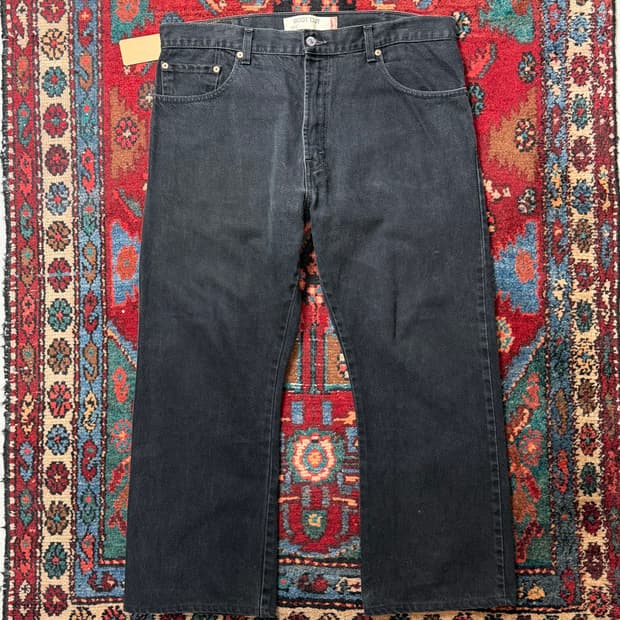 00's 빈티지 리바이스 517 블랙 플레어진