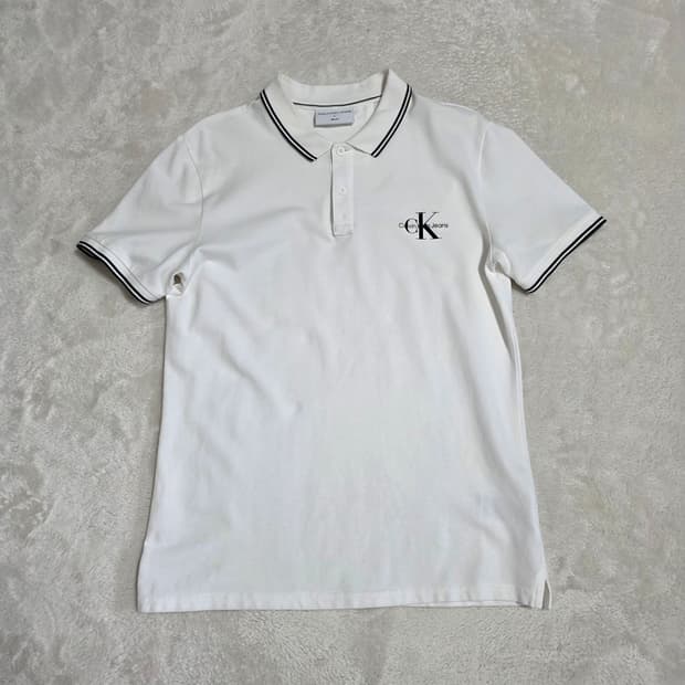 (L)캘빈클라인 반팔 카라티셔츠