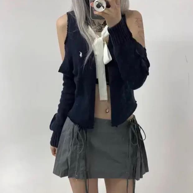 폴로 커스텀 볼레로 가디건