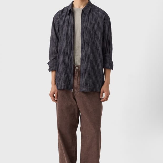 유스 youth 와이드 데님 팬츠 브라운 S사이즈