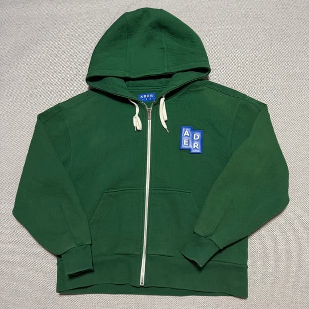 Ader Error 아더에러 17fw 그린 후드집업