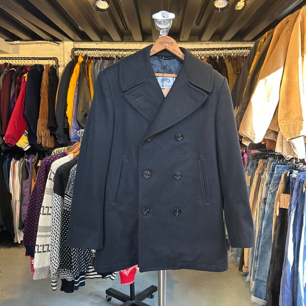 USN 미해군 헤비 울 피코트 38R